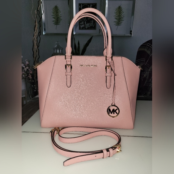 Michael Kors Ciara Large Saffiano Leather Satchel in VGCONDITION! - Picture 3 of 9